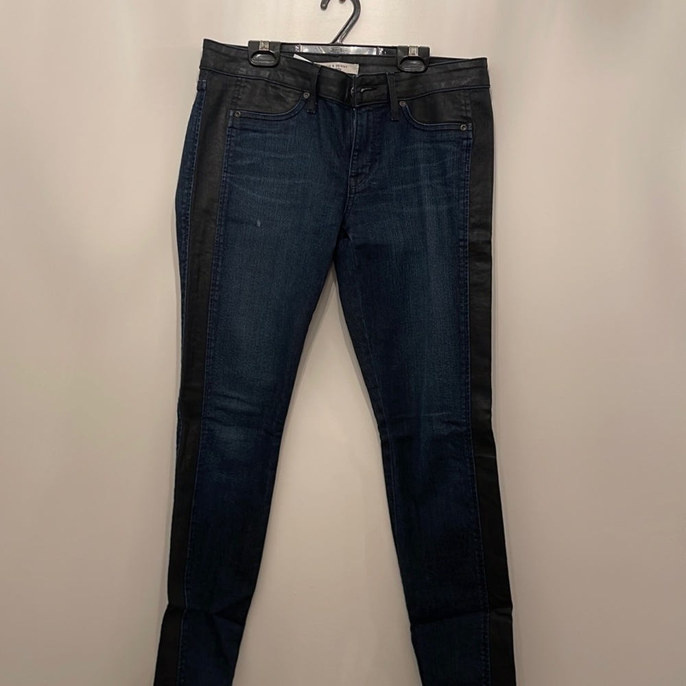 Two tone jeans